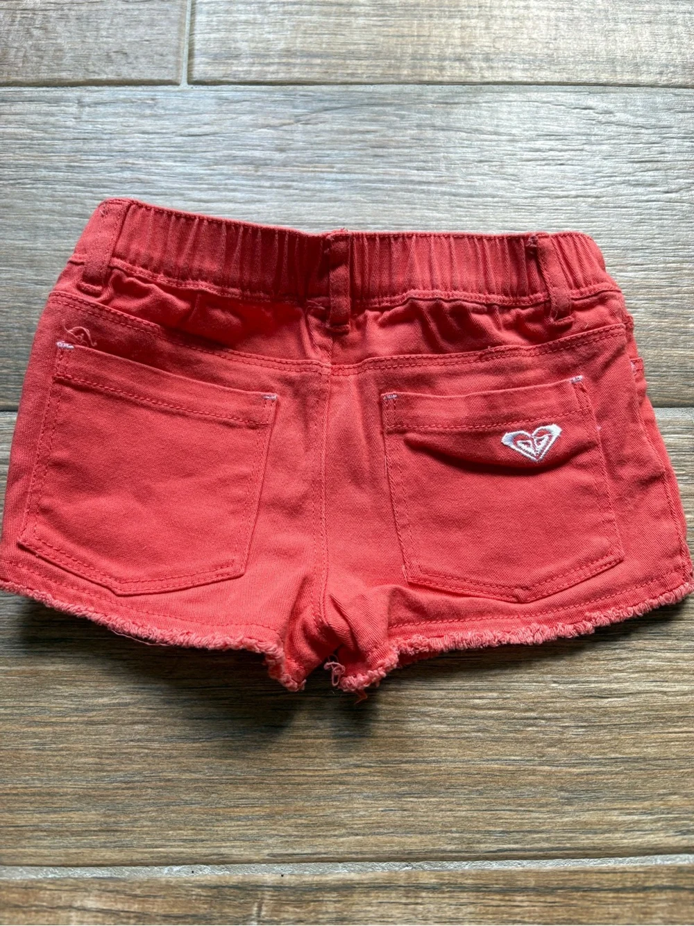 Adorable Tangerine Girl’s ROXY Cut Off Shorts, Size 24 months